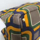Prada Canapa Stampata Large Tote Bag Gray/Multi Printed Canvas