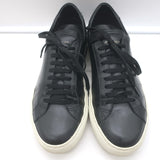 Givenchy Urban Street Low Top Sneakers Black Leather Size 42.5