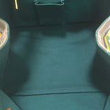 Prada Canapa Stampata Large Tote Bag Gray/Multi Printed Canvas