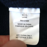 Demylee x Clare V. Boatneck Sweater Navy Wool Size Medium