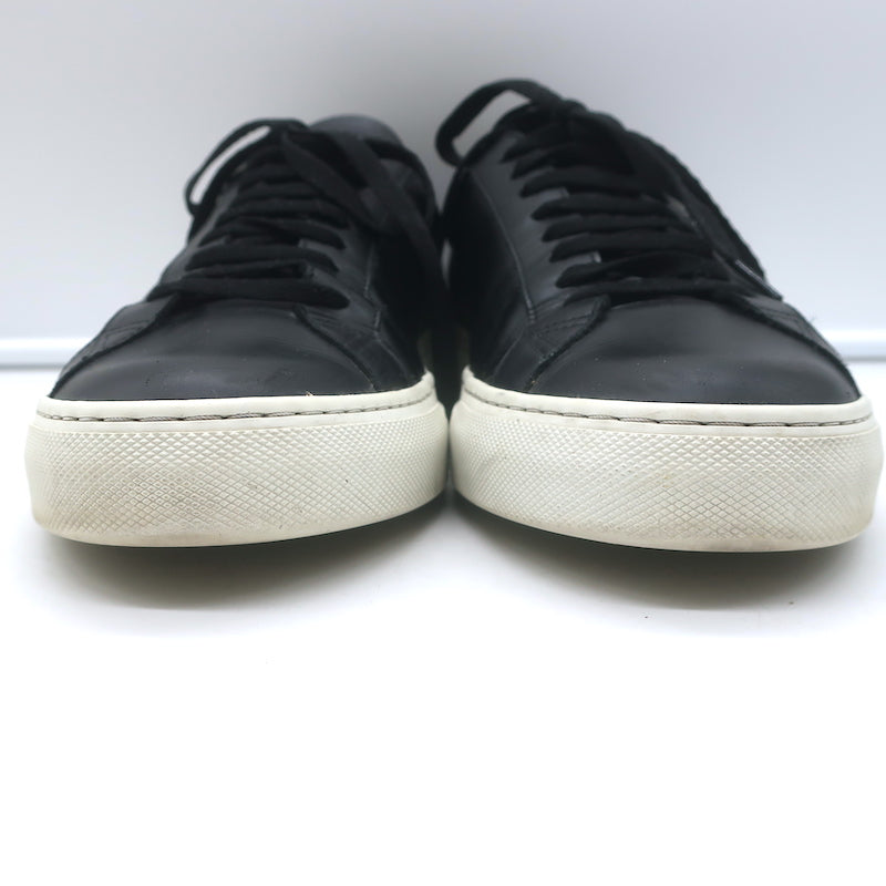 Givenchy Urban Street Low Top Sneakers Black Leather Size 42.5