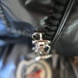 Moncler Anse Faux Fur-Collar Down Puffer Vest Gunmetal Size 0