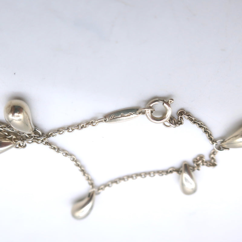 Tiffany &amp; Co. Elsa Peretti Five Teardrop Charm Bracelet Sterling Silver