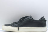Givenchy Urban Street Low Top Sneakers Black Leather Size 42.5