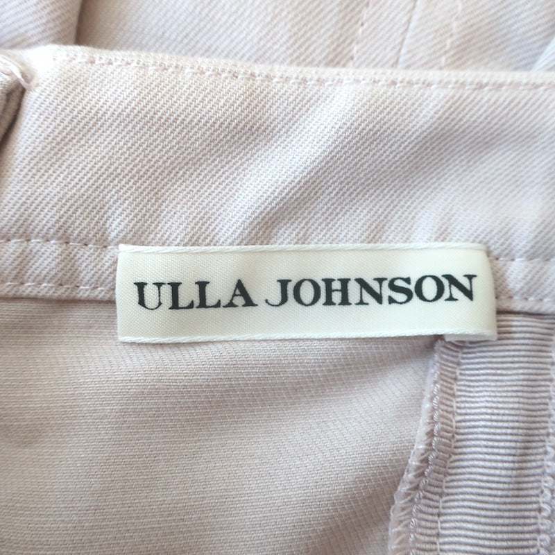 Ulla Johnson Paula Corset Midi Dress Mauve Linen-Blend Size 2