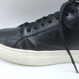 Givenchy Urban Street Low Top Sneakers Black Leather Size 42.5