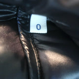 Moncler Anse Faux Fur-Collar Down Puffer Vest Gunmetal Size 0