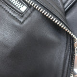 MICHAEL Michael Kors Leather Moto Vest Black Size Extra Small