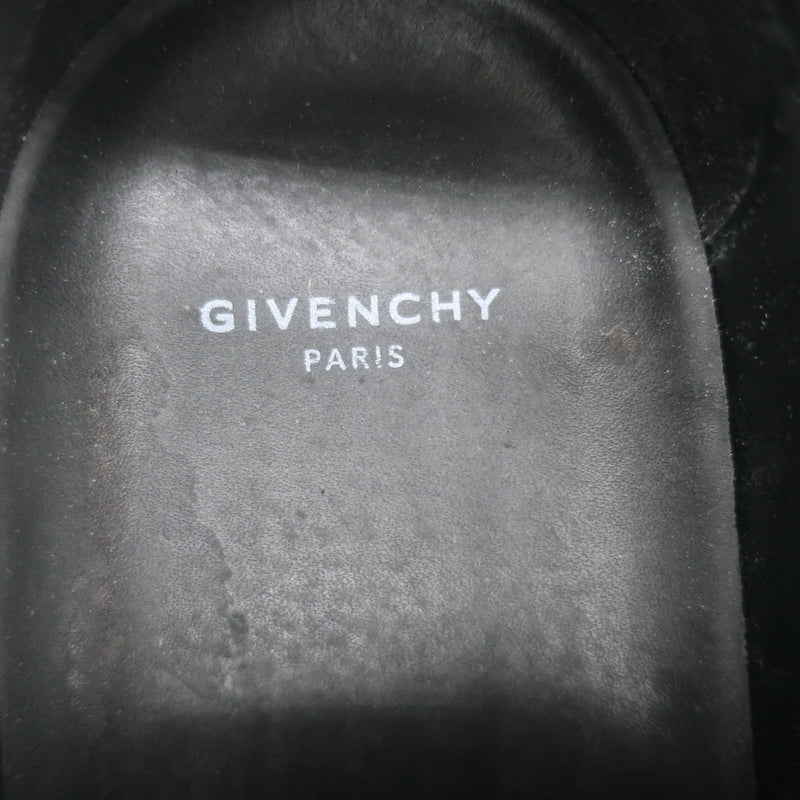 Givenchy Urban Street Low Top Sneakers Black Leather Size 42.5