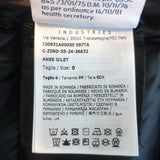 Moncler Anse Faux Fur-Collar Down Puffer Vest Gunmetal Size 0