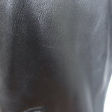 MICHAEL Michael Kors Leather Moto Vest Black Size Extra Small