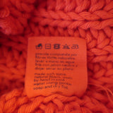 Babaa Jumper no 18 Sweater Red Chunky Wool Knit One Size