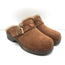 RE/DONE 70s Shearling Clogs Brown Suede Size 38
