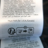 Moncler Anse Faux Fur-Collar Down Puffer Vest Gunmetal Size 0