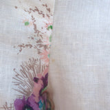 Zimmermann Jude Floral Print Overalls Cream Linen Size 1