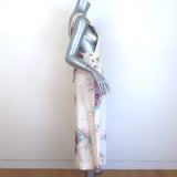 Zimmermann Jude Floral Print Overalls Cream Linen Size 1