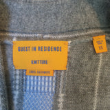 Guest In Residence Baja Everywear Cashmere Cardigan Gray Size Extra Small Unisex