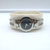 Movado Amorosa Black Dial Watch Stainless Steel