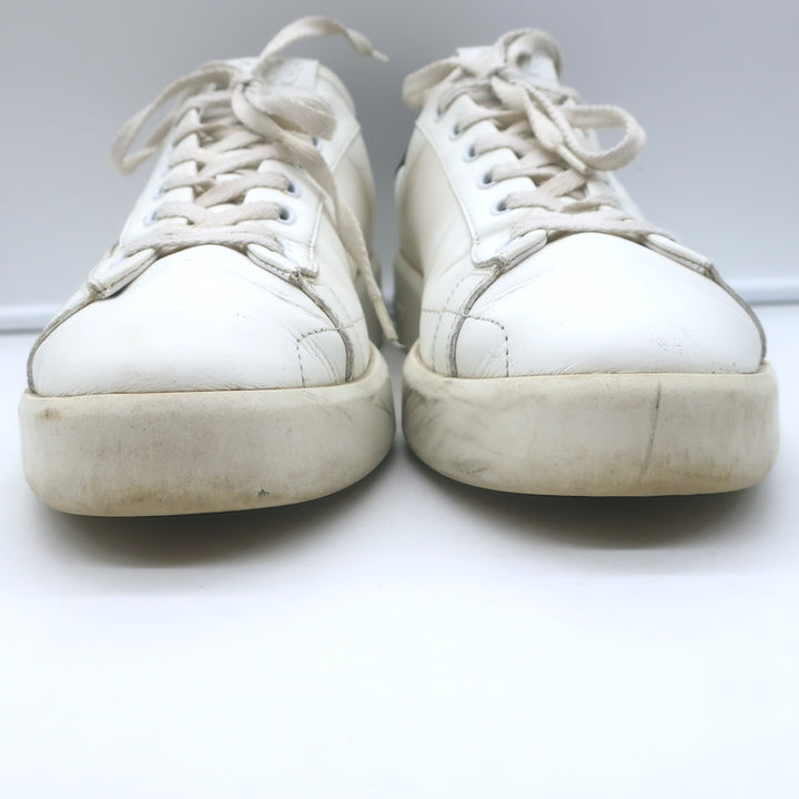 Golden Goose Purestar Low Top Sneakers White &amp; Black Leather Size 43