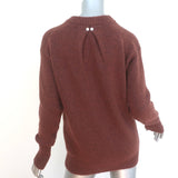 Tibi Soft Mohair Oversize Sweater Brown Size Extra Extra Small Crewneck Pullover
