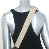 Isabel Marant Nessah Logo-Strap Crossbody Bag Olive Brown Leather