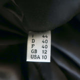 Moschino Cheap and Chic Scalloped Blazer Dark Brown Wool Size 44 Two-Button Jacket