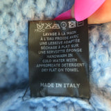 Isabel Marant Etoile Shields Pointelle Knit Sweater Blue Alpaca-Blend Size 36