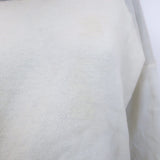 Helmut Lang Plush Mixed Knit Sweater Ivory Wool Size Petite