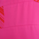 Christian Lacroix One Shoulder Side-Tie Dress Fuchsia Silk Size 40