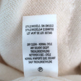 Helmut Lang Plush Mixed Knit Sweater Ivory Wool Size Petite