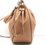 Ulla Johnson Hilma Drawstring Bucket Bag Beige Leather Medium Crossbody NEW