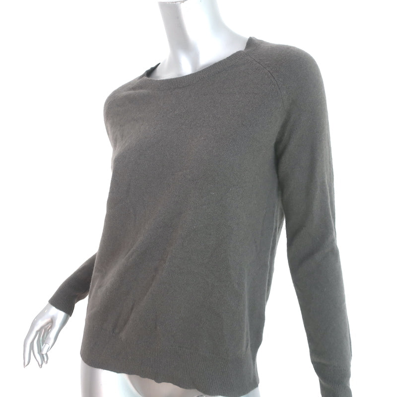 Skull Cashmere Luther Camo Skull Sweater Dark Gray Cashmere Size Extra Small