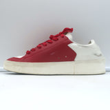 Golden Goose Stardan Low Top Sneakers Red & White Leather Size 37