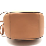 Ulla Johnson Hilma Drawstring Bucket Bag Beige Leather Medium Crossbody NEW