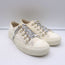 Christian Dior Walk'n'Dior Low Top Sneakers Cream Cotton Canvas Size 38