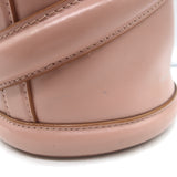 Alexander McQueen Curve Bucket Bag Rose Pink Leather Small Crossbody
