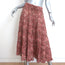 Ulla Johnson Verity Tiered Midi Skirt Rosebud Floral Print Cotton-Blend Size 6