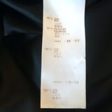 Louis Vuitton Monogram Satin Coat Black Silk-Blend Size 38