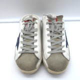 Golden Goose Superstar Sabot Glitter Star Mule Sneakers White Leather Size 37