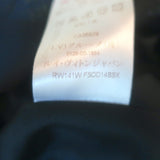 Louis Vuitton Monogram Satin Coat Black Silk-Blend Size 38