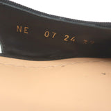 Christian Dior Ballet Slingback Pumps Black Quilted Cannage Leather Size 37