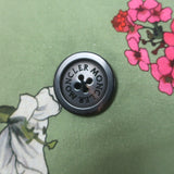 Moncler Coquille Reversible Floral Print Double Breasted Coat Olive Size 3