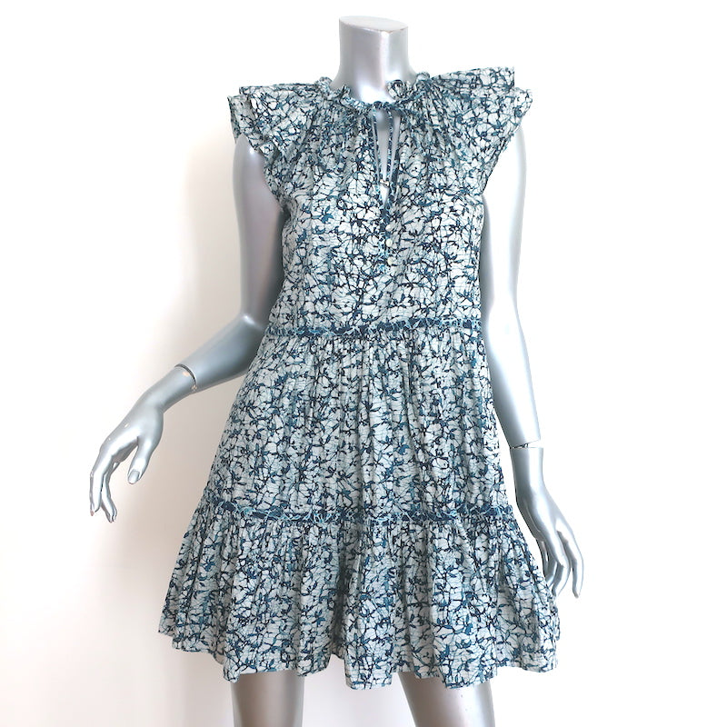 veronica beard zee linen dress Veronica Beard Zee Linen Dress in Marine