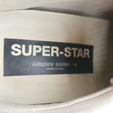 Golden Goose Superstar Sabot Glitter Star Mule Sneakers White Leather Size 37