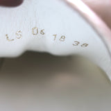 Christian Dior Walk'n'Dior Low Top Sneakers Cream Cotton Canvas Size 38