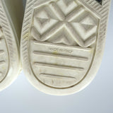 Christian Dior Walk'n'Dior Low Top Sneakers Cream Cotton Canvas Size 38