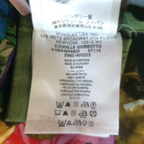 Moncler Coquille Reversible Floral Print Double Breasted Coat Olive Size 3