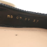 Christian Dior J'Adior Slingback Flats Black Technical Fabric Size 37