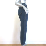 KHAITE Corben High Waisted Straight Leg Jeans Dark Stonewash Denim Size 26
