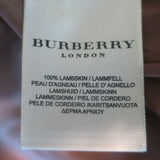 Burberry London belted leather short trench jacket in rich brown, authentic pre-owned luxury with gentle wear